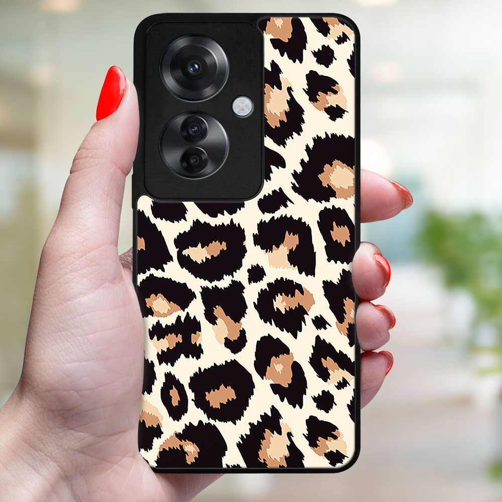 MY ART Husă De Protecție Pentru Oppo Reno11 F 5G LEOPARD PRINT (238)