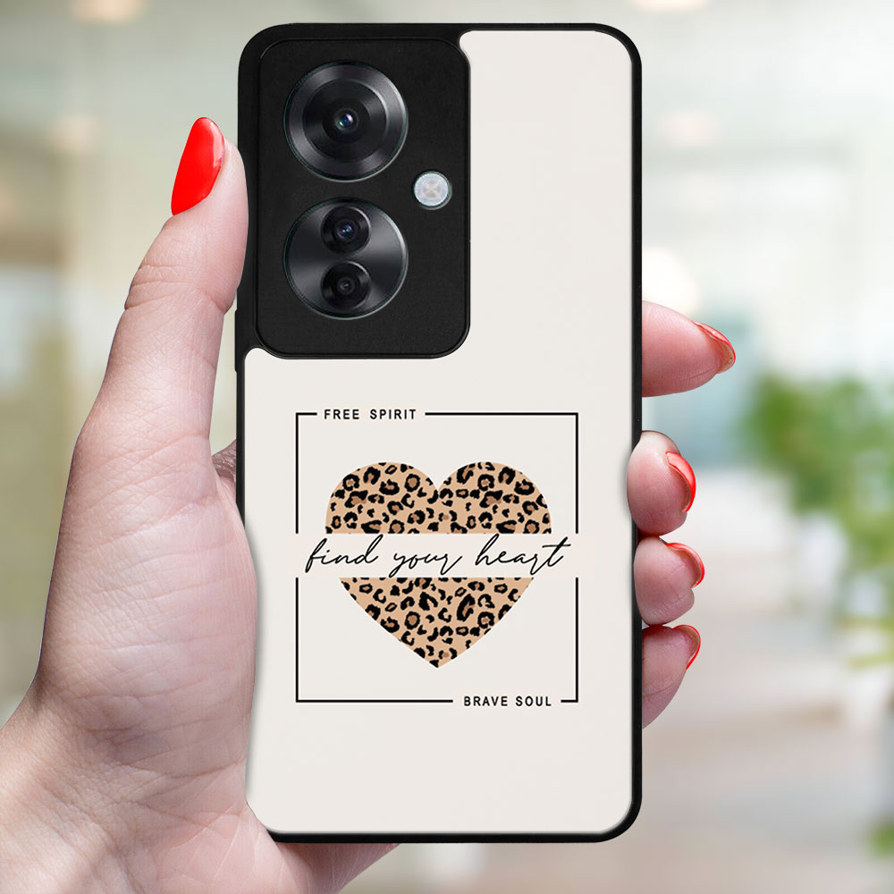 MY ART Husă De Protecție Pentru Oppo Reno11 F 5G WILD HEART (241)