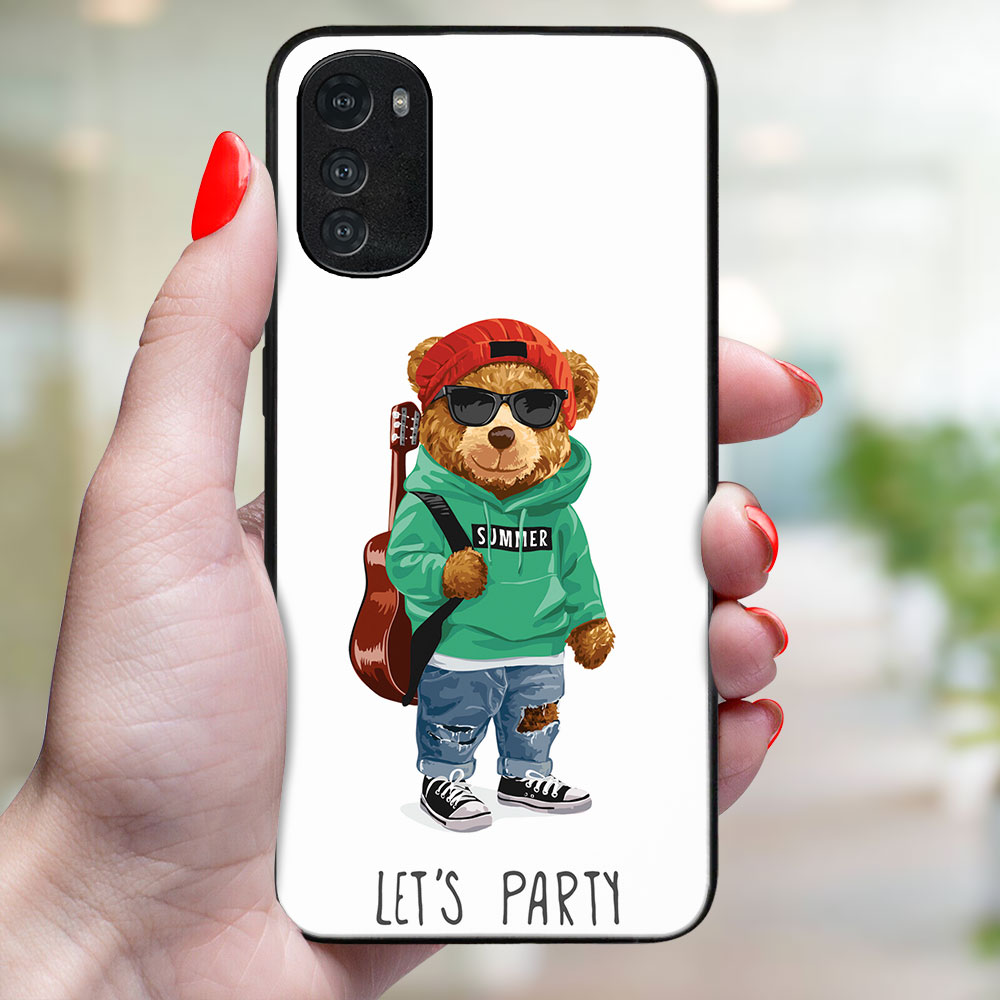 MY ART Husă De Protecție Pentru Motorola Moto E32 / E32s BEAR (177)