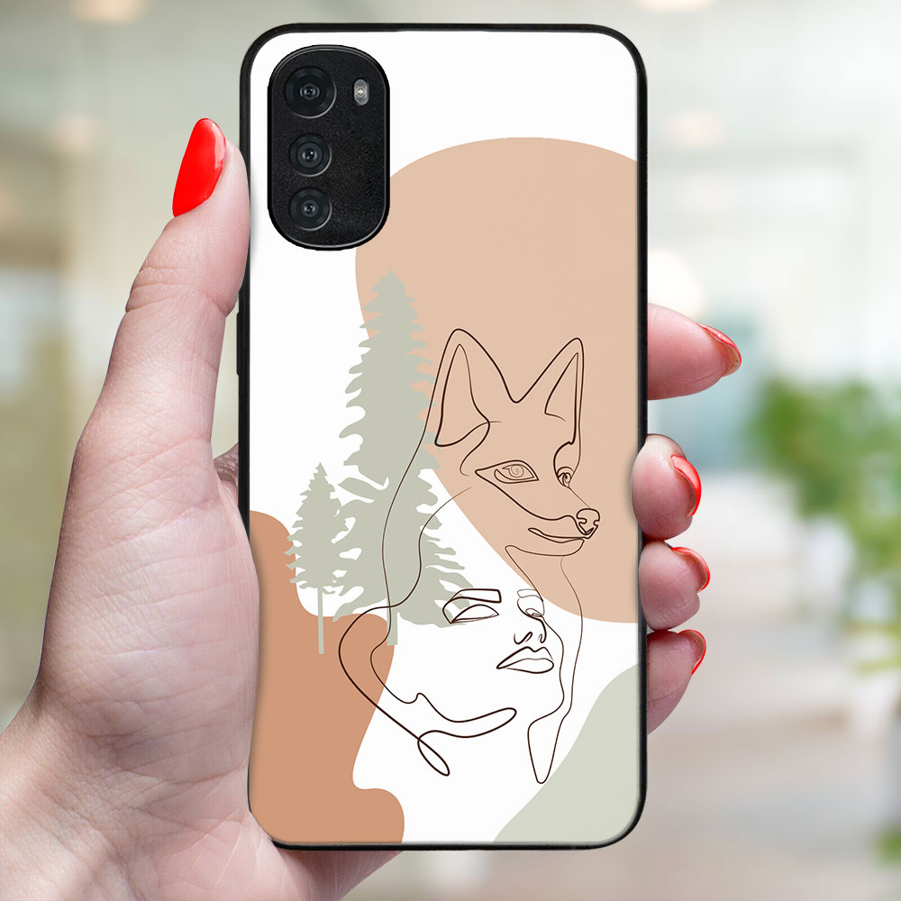 MY ART Husă De Protecție Pentru Motorola Moto E32 / E32s FOX (191)