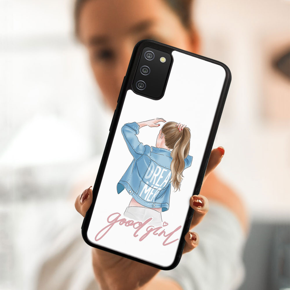 MY ART Husă De Protecție Samsung Galaxy A02s -GOOD GIRL (130)