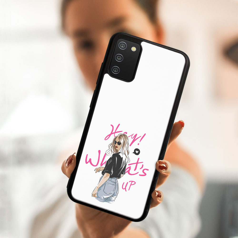 MY ART Husă De Protecție Samsung Galaxy A02s -WHATSUP (132)