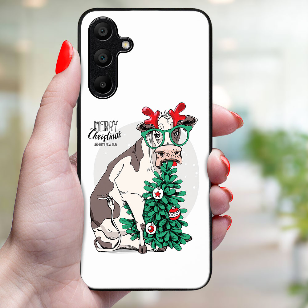 MY ART Husă Cu Design De Crăciun Samsung Galaxy A15 MERRY CHRISTMAS (074)