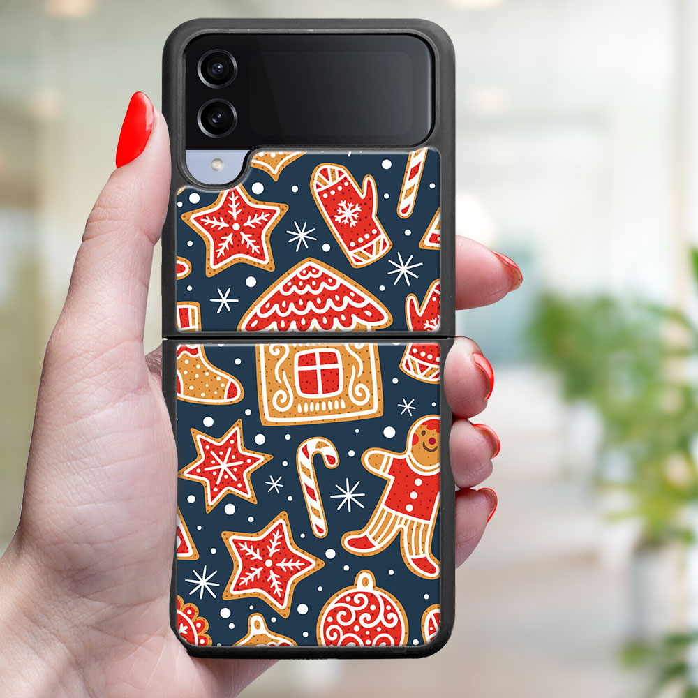 MY ART Capac Cu Design De Crăciun Samsung Galaxy Z Flip4 5G CHRISTMAS (069)