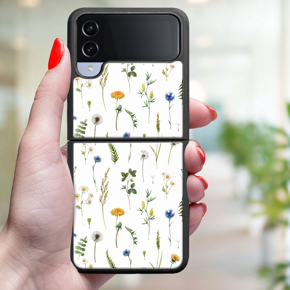 MY ART Husă De Protecție Pentru Samsung Galaxy Z Flip4 5G WILDFLOWER (153)