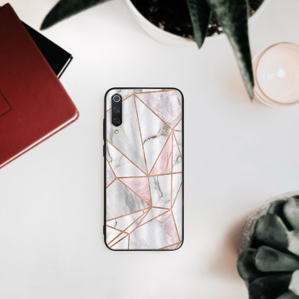 MY ART Husă De Protecție Pentru Xiaomi Mi 9 SE - MARBLE PINK (143)