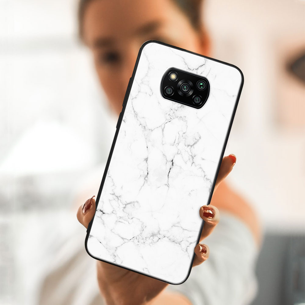 MY ART Husă De Protecție Xiaomi Poco X3 NFC / X3 Pro - MARBLE WHITE (144)