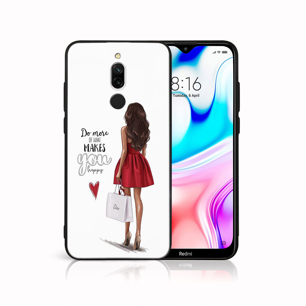 MY ART Husă De Protecție Xiaomi Redmi 8 - DRESS RED (137)