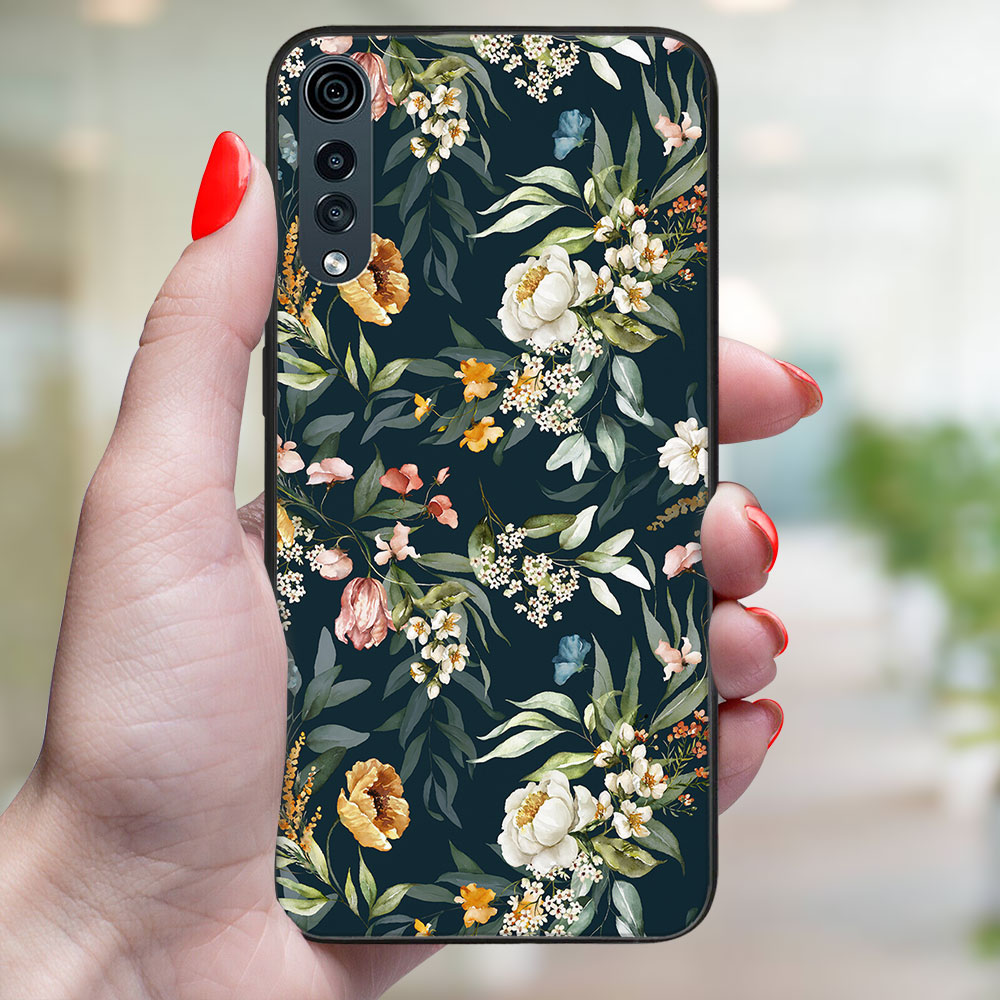 MY ART Husă De Protecție Pentru LG Velvet FLORAL (158)