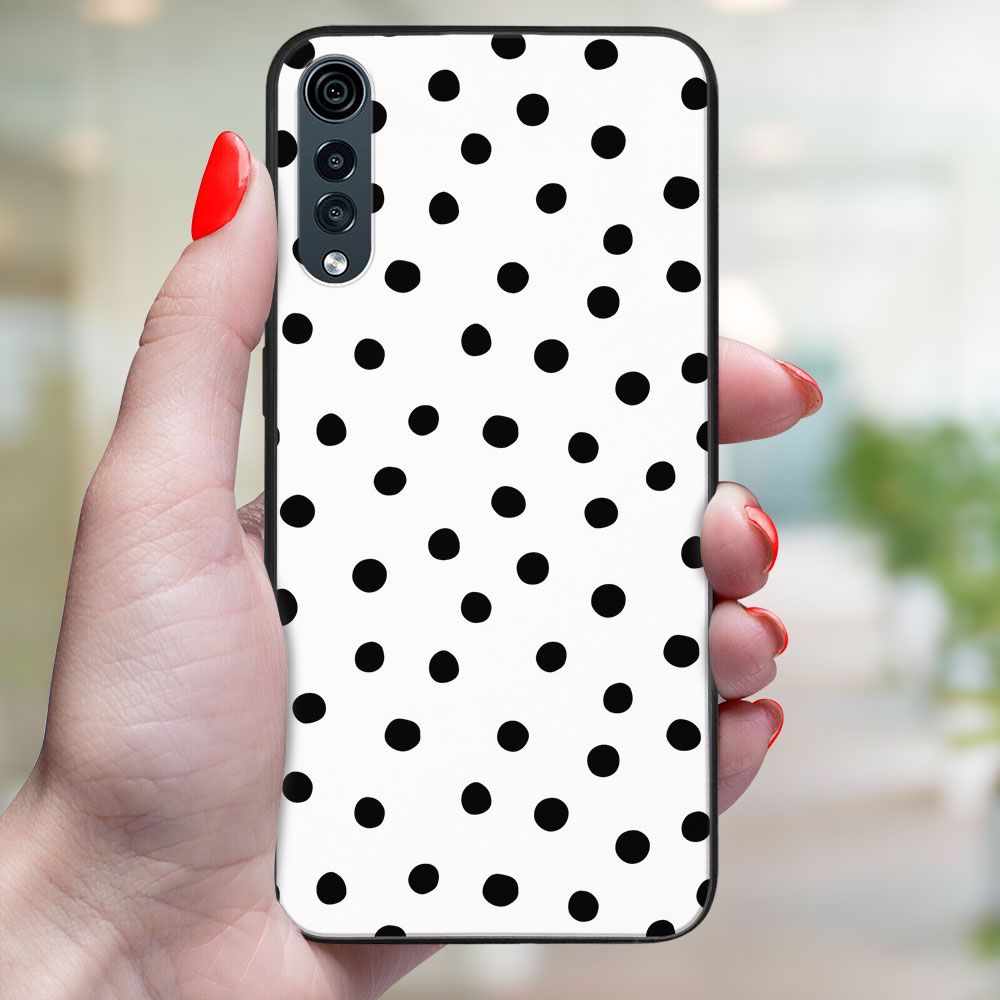 MY ART Husă De Protecție Pentru LG Velvet DOTS (168)