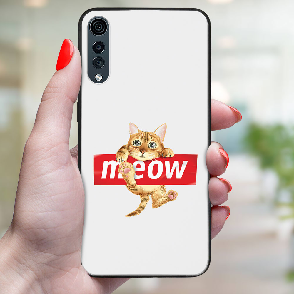 MY ART Husă De Protecție Pentru LG Velvet MEOW (183)