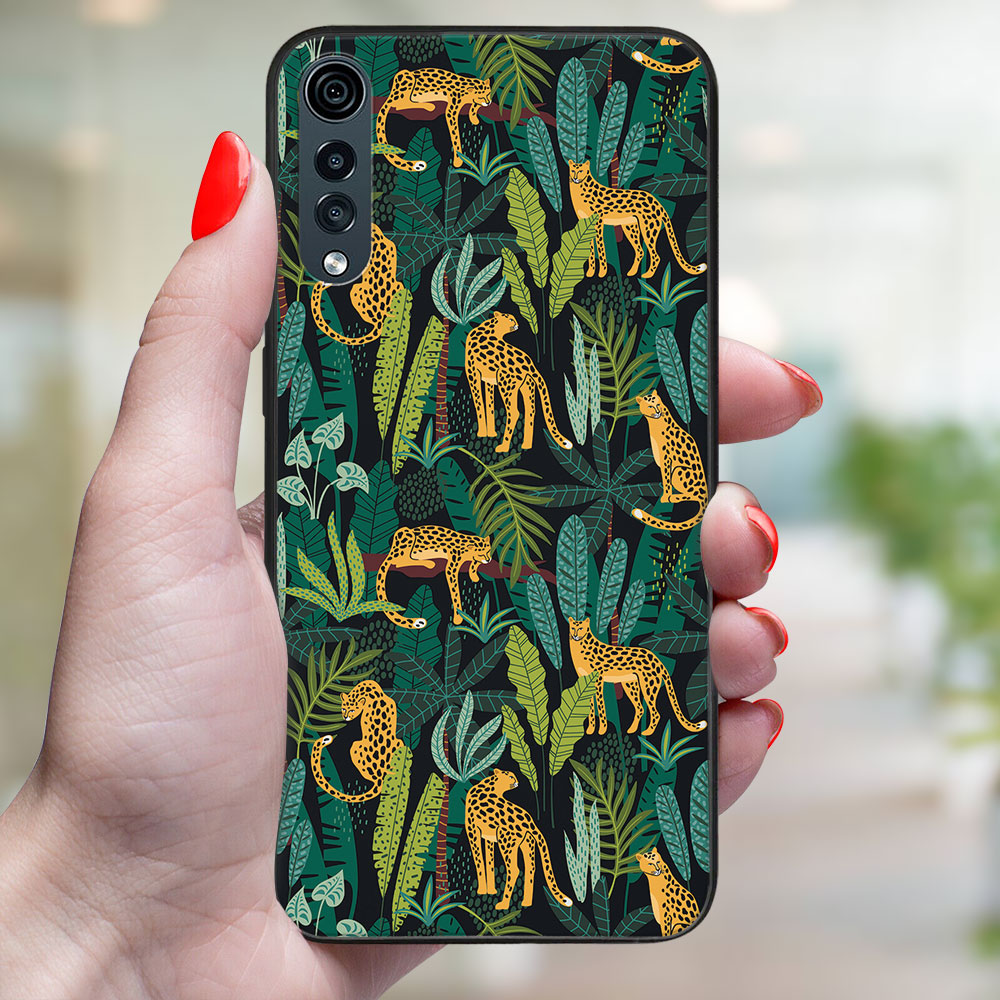 MY ART Husă De Protecție Pentru LG Velvet LEOPARD (239)