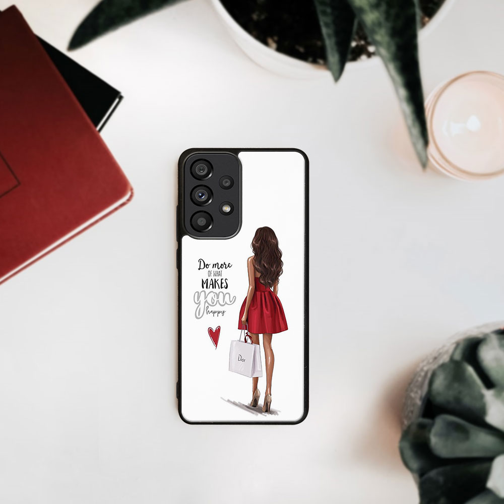 MY ART Husă De Protecție Samsung Galaxy A33 5G - DRESS RED (137)