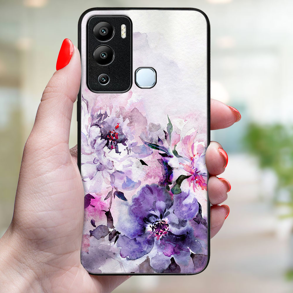 MY ART Husă De Protecție Pentru Infinix Hot 12i PEONIES (156)