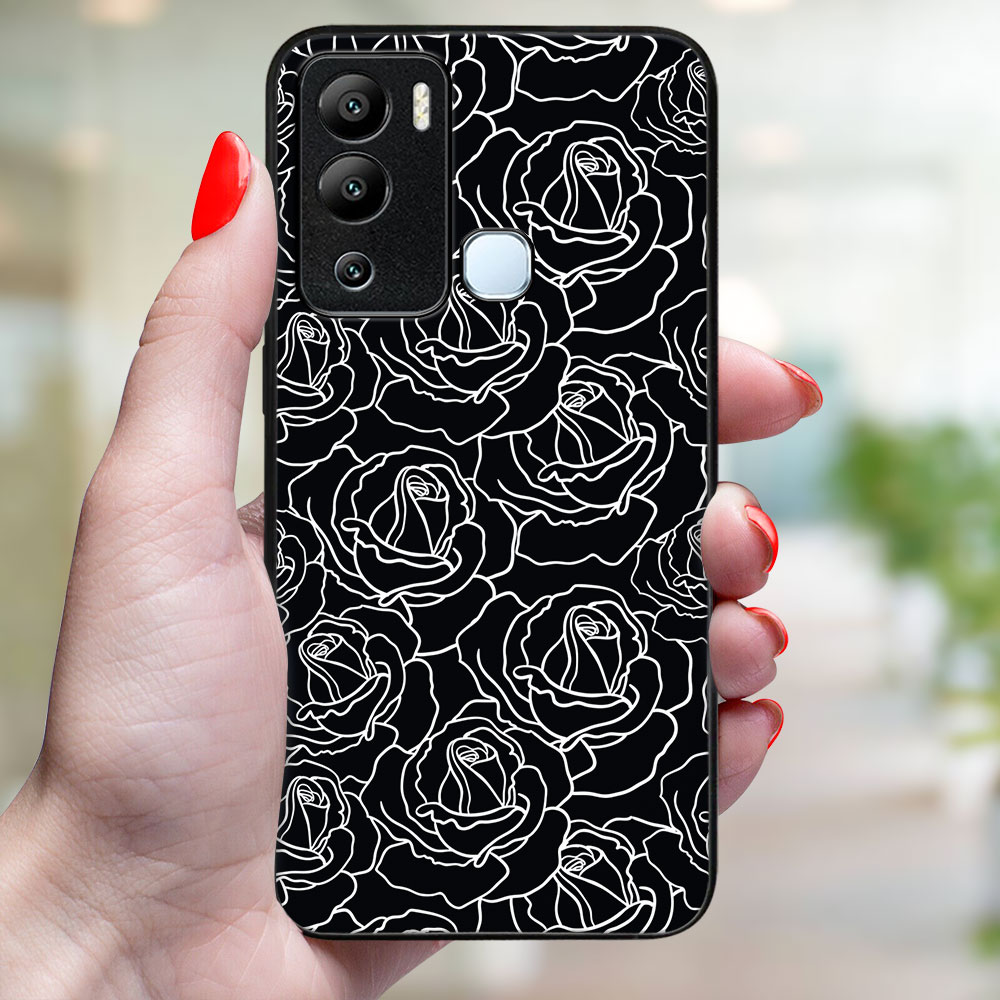 MY ART Husă De Protecție Pentru Infinix Hot 12i ROSES (172)