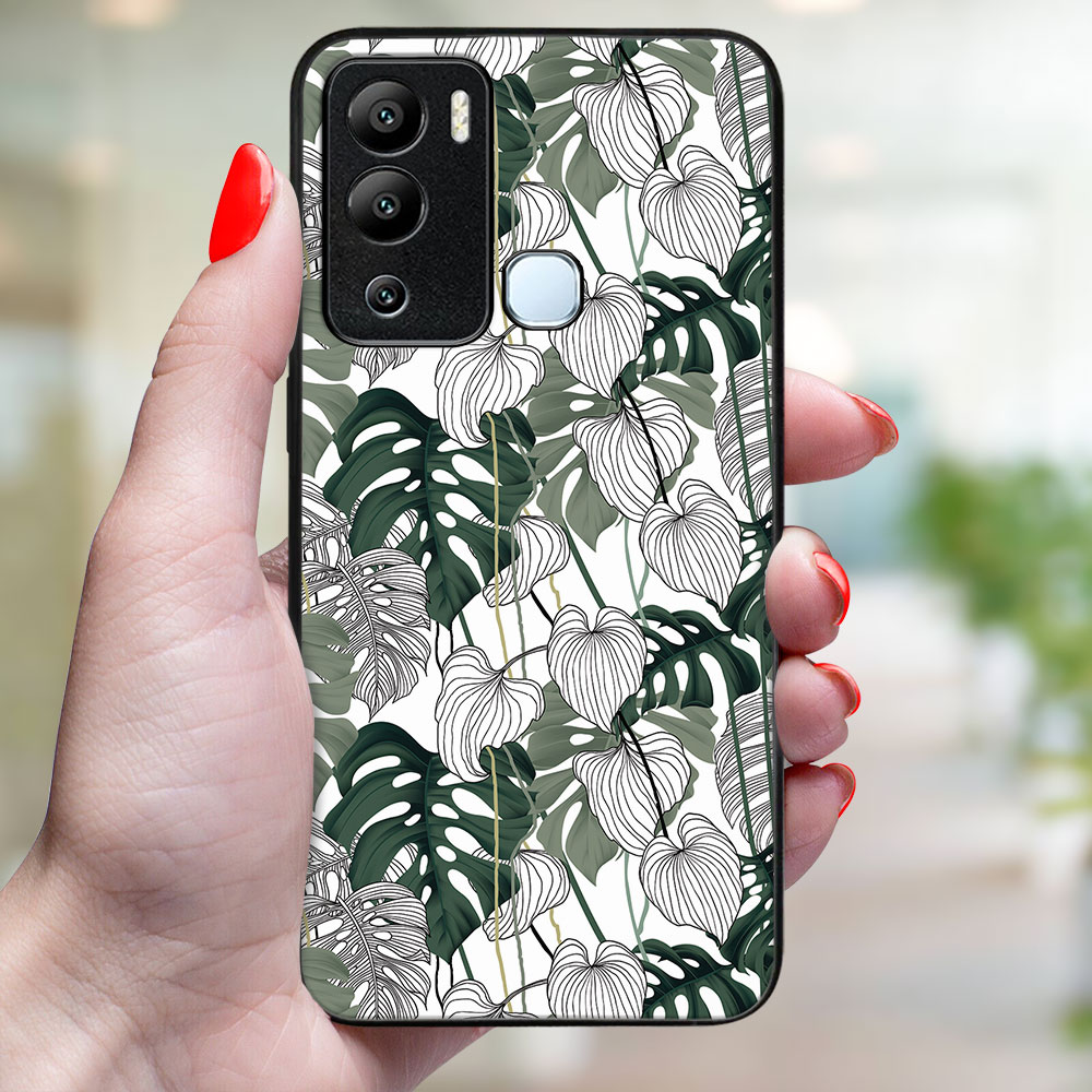 MY ART Husă De Protecție Pentru Infinix Hot 12i LEAF (175)