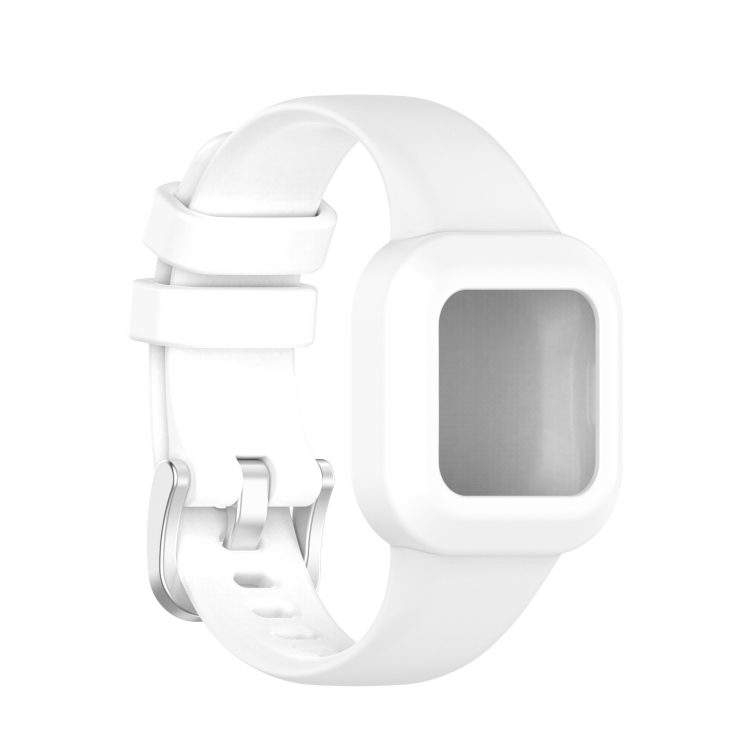 GLACIER Husa De Protectie Cu Curea Pentru Garmin Vivofit Junior3 Alb