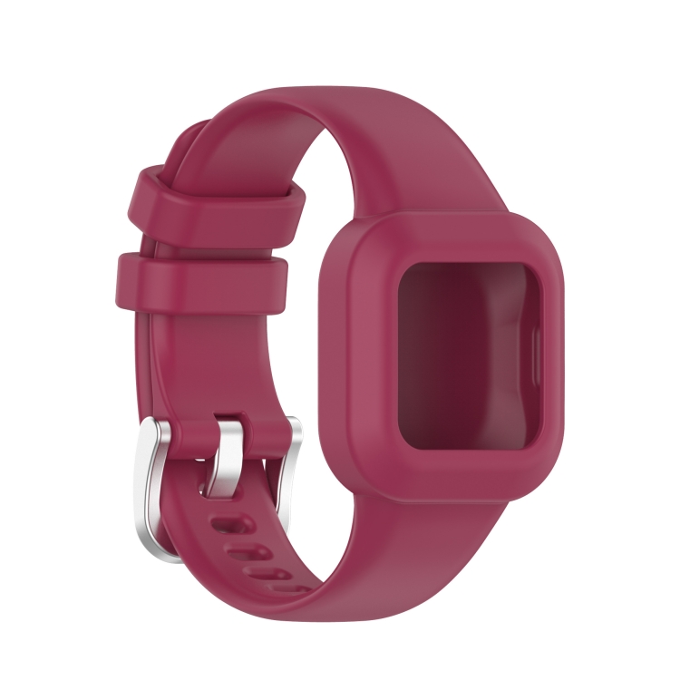 GLACIER Husa De Protectie Cu Curea Pentru Garmin Vivofit Junior3 Burgundy