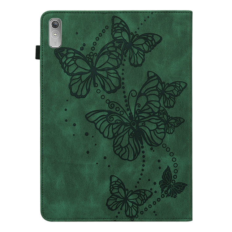 ART BUTTERFLY Husă Rabatabilă Pentru Lenovo Tab P11 Gen 2 Verde