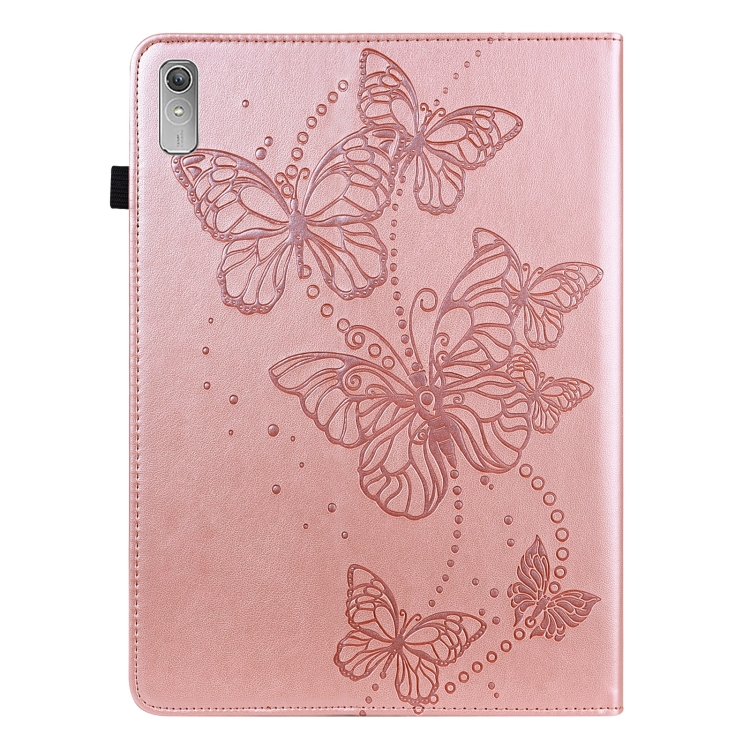 ART BUTTERFLY Husă Rabatabilă Pentru Lenovo Tab P11 Gen 2 Roz