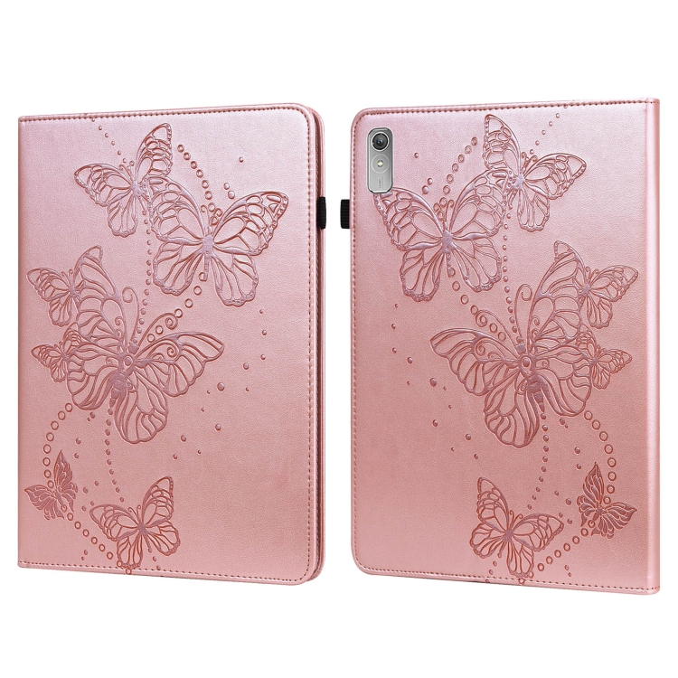 ART BUTTERFLY Husă Rabatabilă Pentru Lenovo Tab P11 Gen 2 Roz