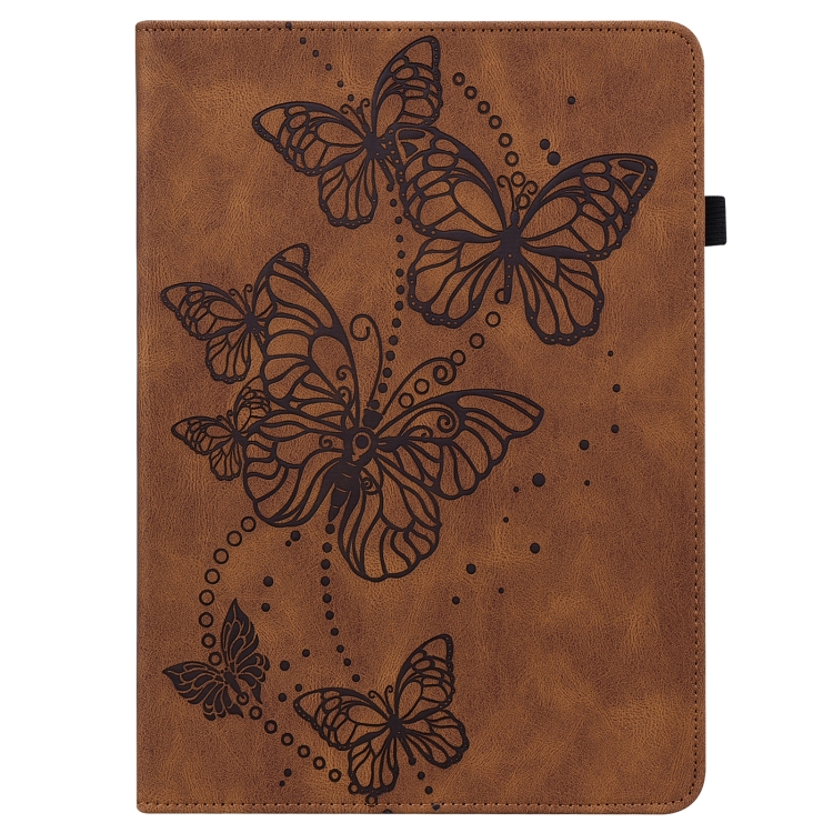 ART BUTTERFLY Husă Rabatabilă Pentru Lenovo Tab P11 Gen 2 Maro