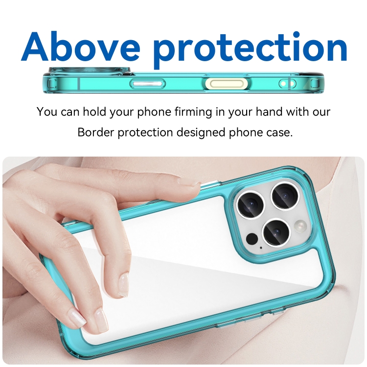 CRYSTAL Husă De Protecție Pentru Apple IPhone 16 Pro Turcoaz