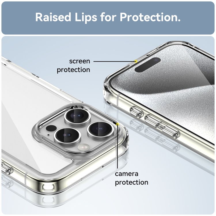 CRYSTAL Husă De Protecție Pentru Apple IPhone 16 Pro Transparent