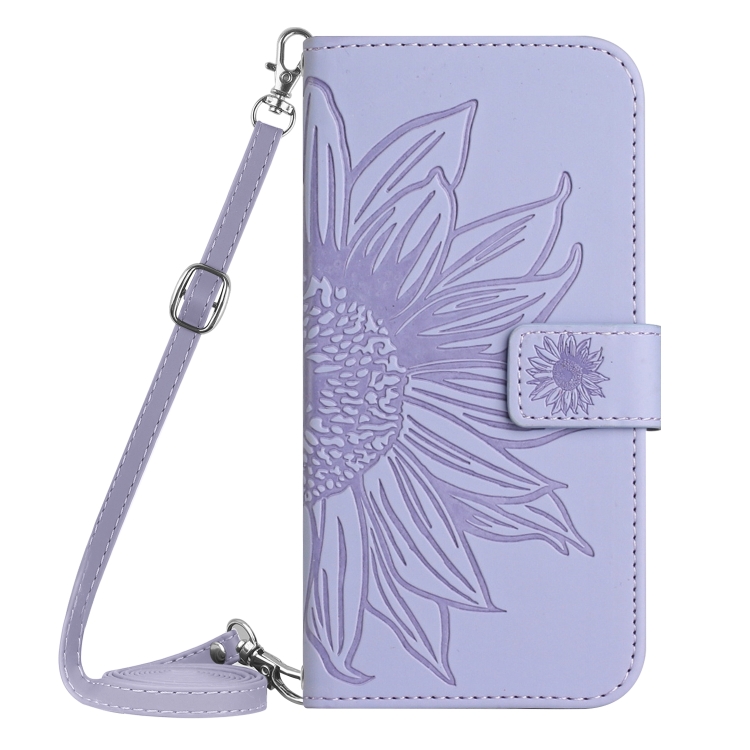 ART SUN FLOWER Husa Portofel Pentru Xiaomi Redmi 13C / Poco C65 Violet