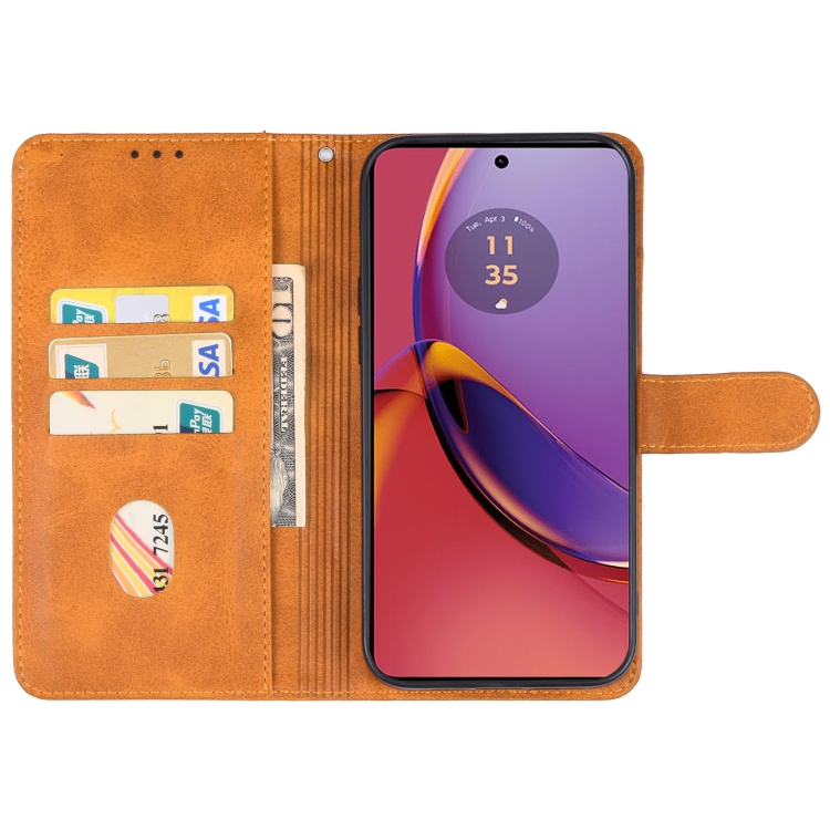 SMOOTH Husă Portofel Pentru Motorola Moto G85 5G Maro