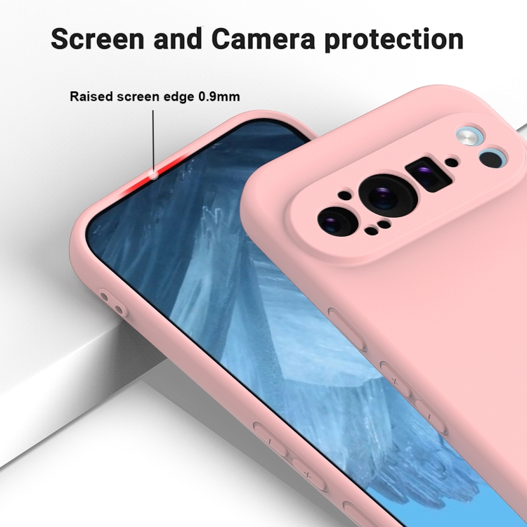 RUBBER Husă De Protecție Pentru Google Pixel 9 Pro Roz