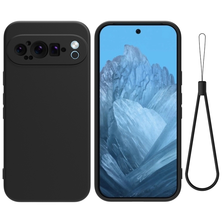 RUBBER Husă De Protecție Pentru Google Pixel 9 Pro Negru