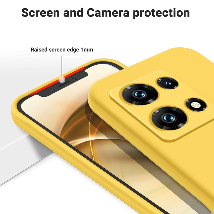 RUBBER Husă De Protecție Pentru Infinix Note 30 Pro Galben