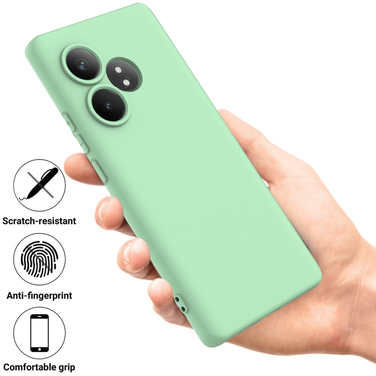 RUBBER Husă De Protecție Pentru Realme GT 6 / Realme GT 6T Verde