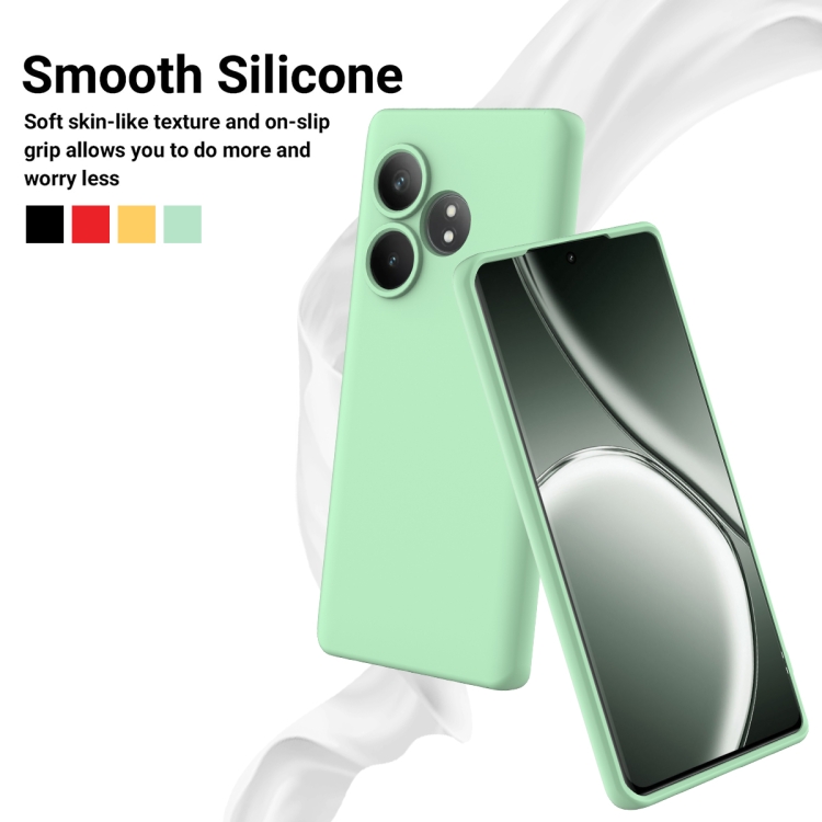 RUBBER Husă De Protecție Pentru Realme GT 6 / Realme GT 6T Verde