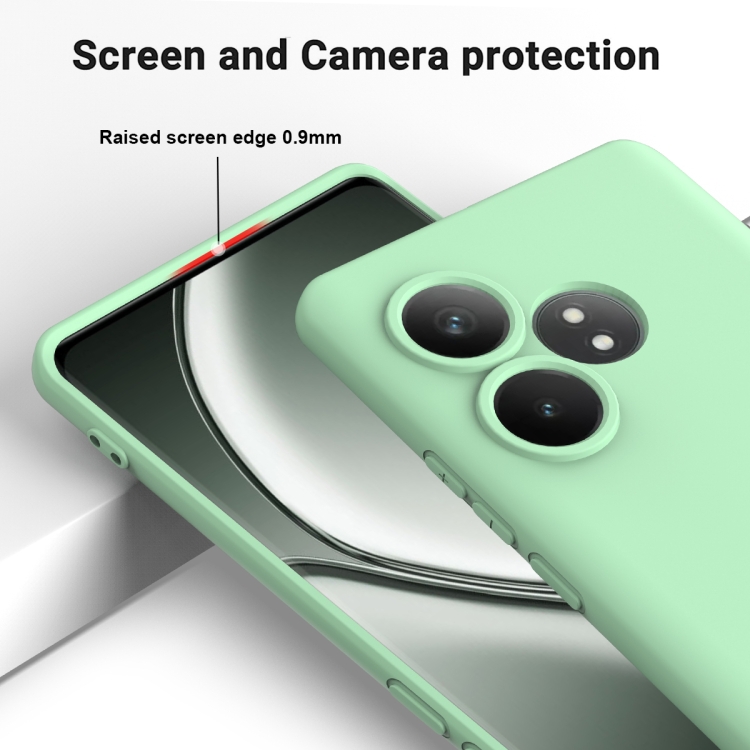 RUBBER Husă De Protecție Pentru Realme GT 6 / Realme GT 6T Verde