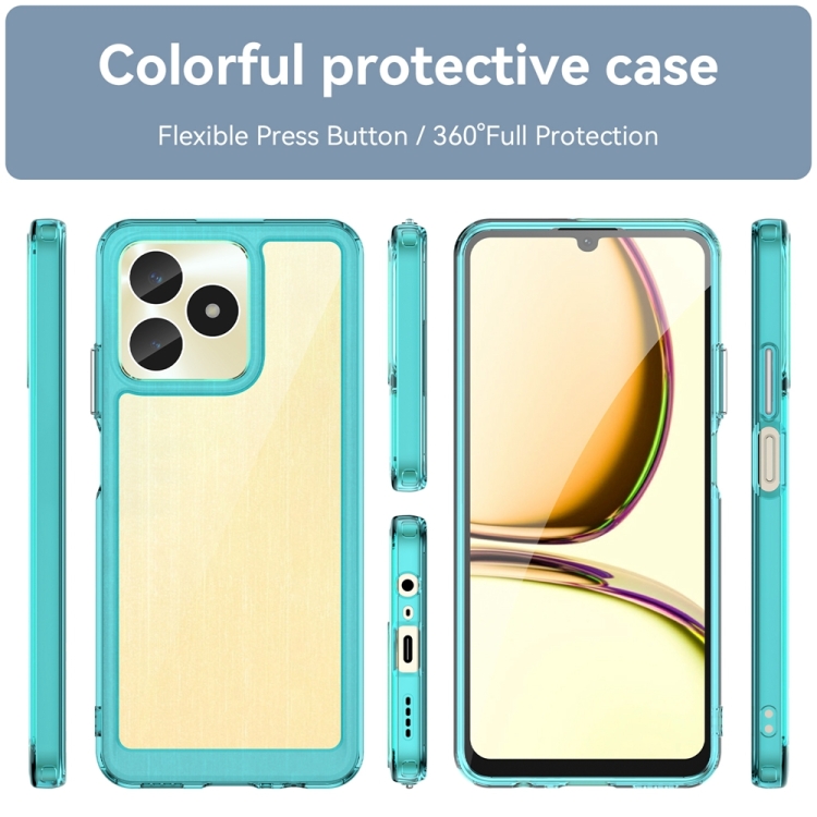 CRYSTAL Husă De Protecție Pentru Realme Note 50 Turcoaz