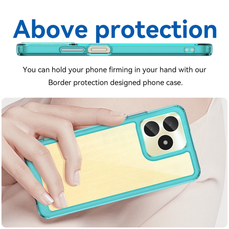 CRYSTAL Husă De Protecție Pentru Realme Note 50 Turcoaz