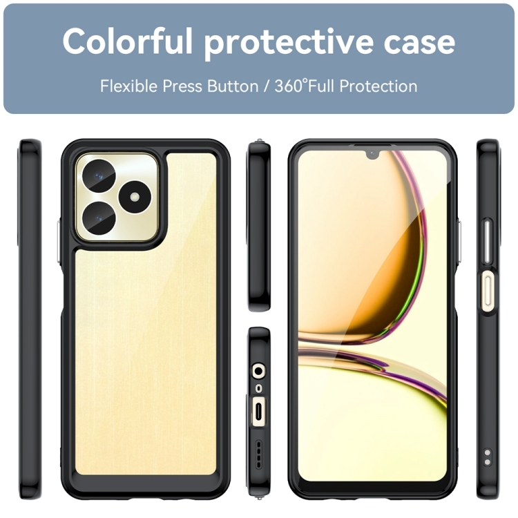 CRYSTAL Husă De Protecție Pentru Realme Note 50 Negru