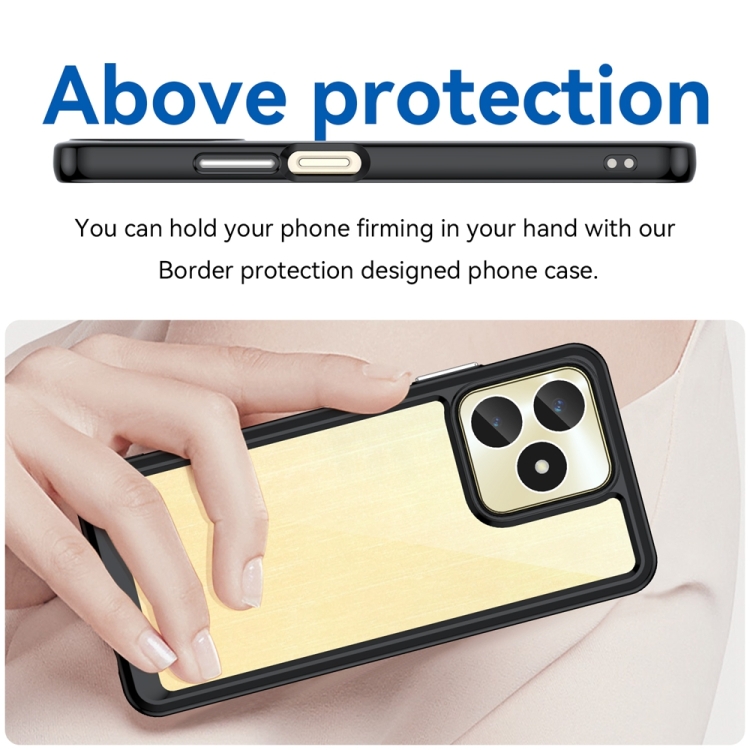 CRYSTAL Husă De Protecție Pentru Realme Note 50 Negru