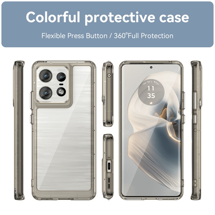 CRYSTAL Husă De Protecție Pentru Motorola Edge 50 Pro Gri