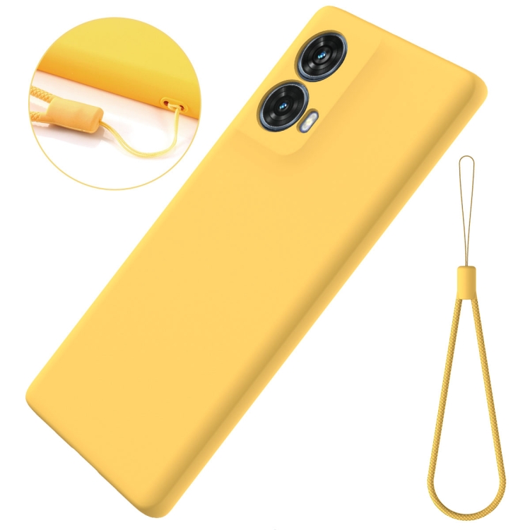 RUBBER Husă De Protecție Pentru Motorola Moto G85 5G Galben