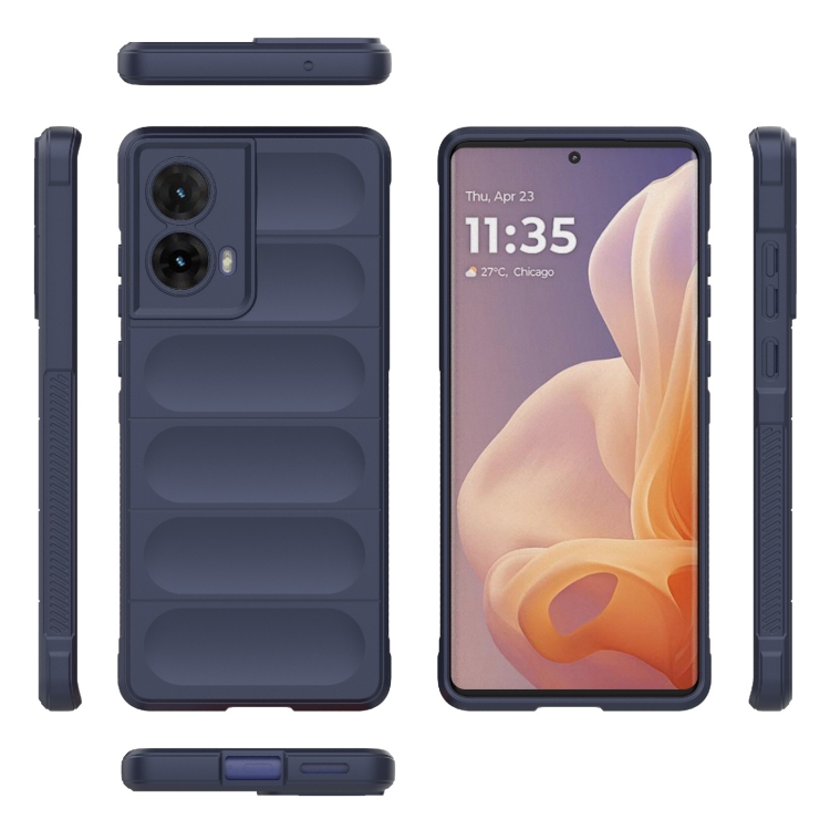 STEPS Husă De Protecție Pentru Motorola Moto G85 5G Albastru închis