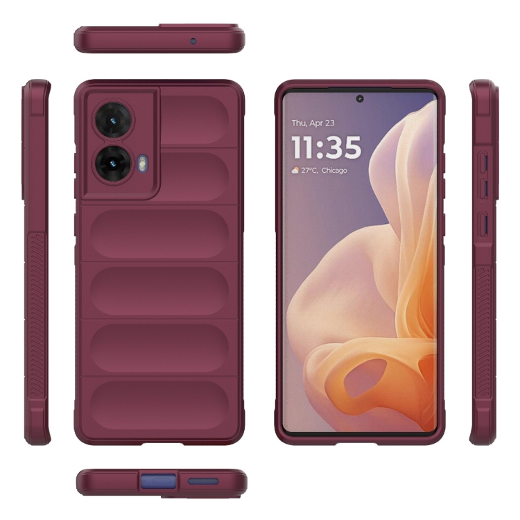 STEPS Husă De Protecție Pentru Motorola Moto G85 5G Visiniu