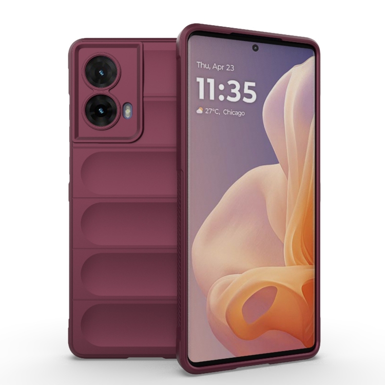 STEPS Husă De Protecție Pentru Motorola Moto G85 5G Visiniu