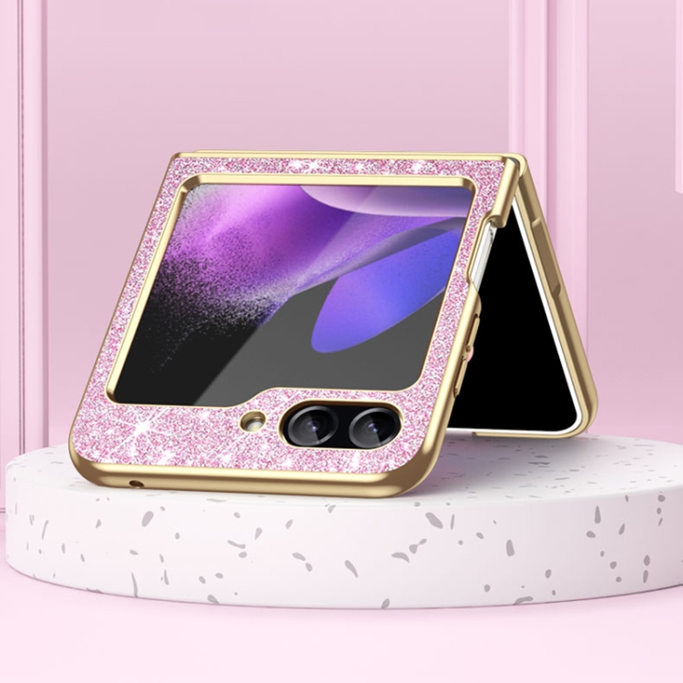 GLITTER Husă De Protecție Samsung Galaxy Z Flip6 5G Roz