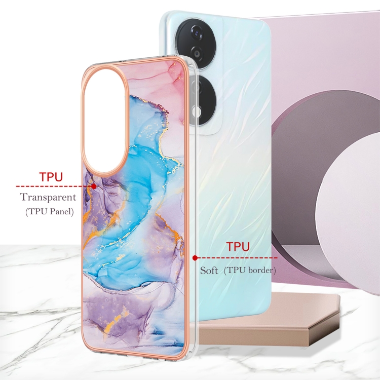 IMD MARBLE Husă De Protecție Pentru Honor X7b BLUE