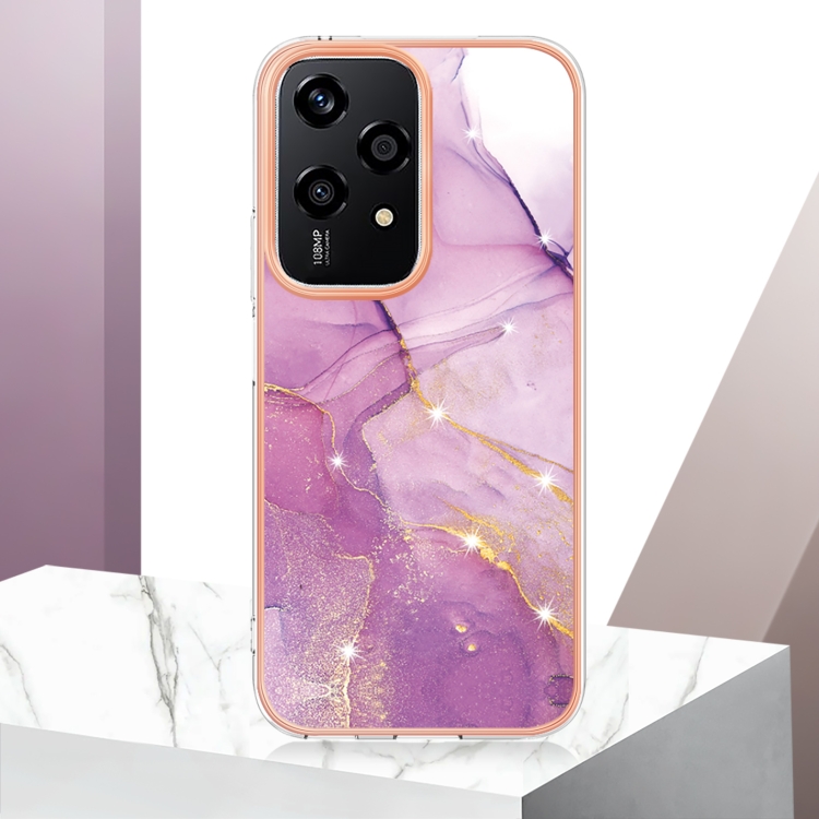 IMD MARBLE Husă De Protecție Pentru Honor 200 Lite PURPLE