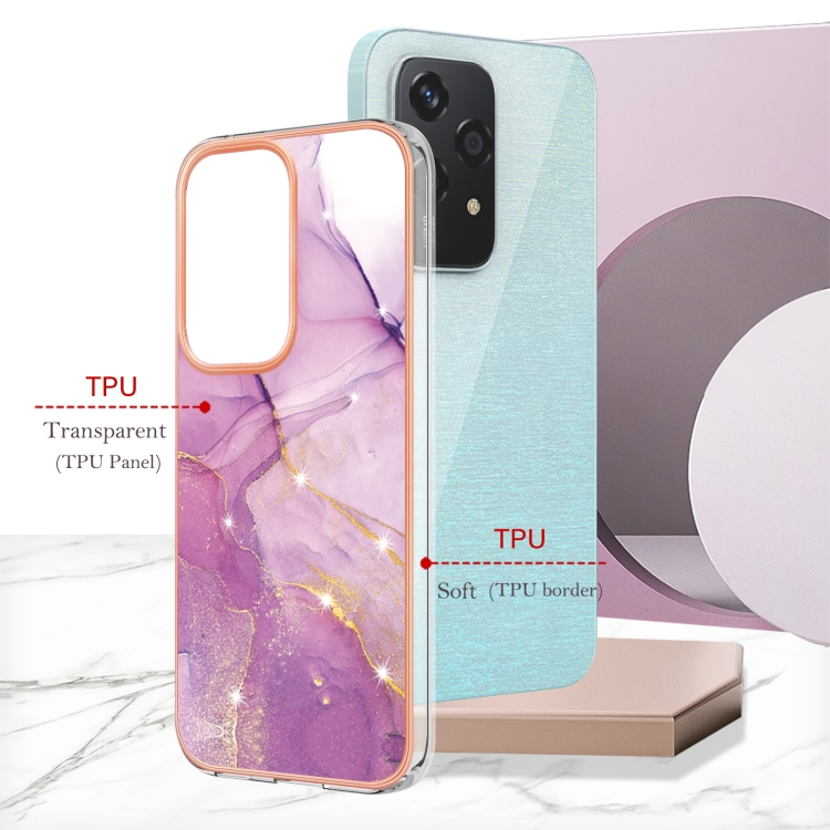 IMD MARBLE Husă De Protecție Pentru Honor 200 Lite PURPLE