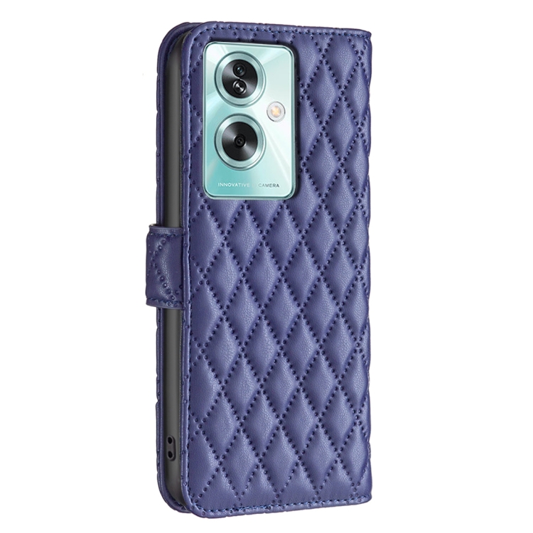 Husa De Protectie LATTICE Pentru Oppo A79 5G Albastra